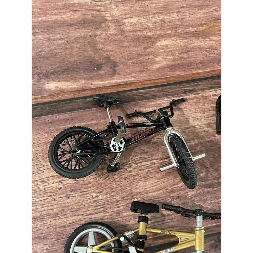 Five Vintage BMX Flick Trix Bike Lot Mix With One Bike Stand And 3 Metal Piece